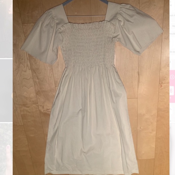 Lisa Says Gah - Toni Dress In Oat Linen - Picture 4 of 5